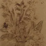 Filippo de Pisis, Flowers in Portofino, 1943, Signature and date top right. Work archived at the Associazione per Filippo de Pisis under number