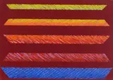 Red ngoma by Piero Dorazio, 1997, On the reverse: signature, offered Nov 2022