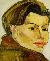 Ritratto di Milly by Giovanni Frangi, 1961, offered Oct 2022