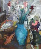 Mario Marcucci, Natura morta con vaso e fiori