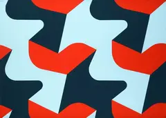 2 Forme, 3 colori su toro by Sergio Lombardo, 1996, Sul verso: firma, offered Oct 2022