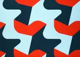 Sergio Lombardo, 2 Forme, 3 colori su toro, 1996, Sul verso: firma