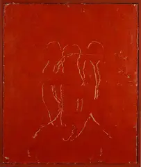 Gianni Dessì, Noi, 2003, Sul verso: firma