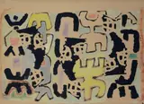 Giuseppe Capogrossi, Sup. G-32, 1952, Sul verso: firma