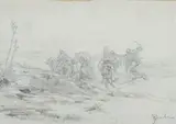 Enrico Gamba, Scena di genere