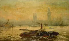 Edward Henry Eugene Fletcher, Tramonto sul Tamigi