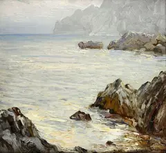 Guido Odierna, Marina con scogli