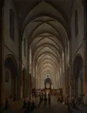 Frans Vervloet, Interno della chiesa romana, Sul verso