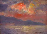 Alceste Campriani, Marina al tramonto