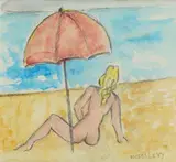 Moses Levy, Figura con ombrellone