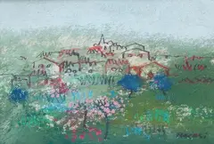 Manlio Bacosi, Spring, 1973, Signature lower right. On the reverse: signature