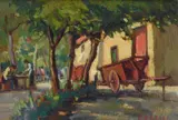 Renzo Casali, Landscape, Signature lower right. On the reverse: signature. Bibliography: