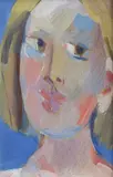 Arnoldo Ciarrocchi, Portrait of a woman, 1986, On the reverse: signature and date. Bibliography: