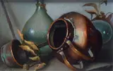 Alfredo Cifariello, Still life, 1984, Signature and date lower left. On the reverse: signature