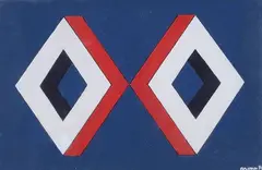 Structures by Carlo Desirò, 1970, Signature and date lower right. On the reverse: signature and title. Bibliography:, offered Sep 2022