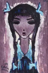 Figure by Voltolino Fontani, 1959, Signature and date lower left. Bibliography:, offered Sep 2022