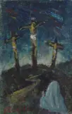 Mariano Ilardi, Crucifixion, Sign at the bottom to the left. Bibliography:
