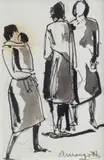 Anacleto Margotti, Figures of women, Signature lower right. Bibliography: