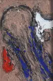 Aroldo Marinai, Little blind man, 1990, On the reverse: signature