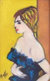 Aldo Nava, Portrait of a woman, Sign at the bottom to the left. On the reverse: signature. Bibliography: