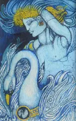 Leda and the Swan by Giuliano Pini, On the reverse: signature and dedication. Bibliography:, offered Sep 2022
