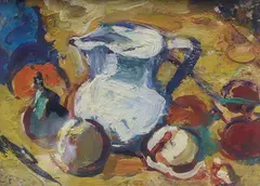 Still life by Ennio Pozzi, Sign at the bottom to the left. Bibliography:, offered Sep 2022