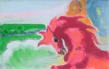 Aligi Sassu, Horse on the beach