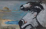 Sergio Vacchi, The horses of Finisterre