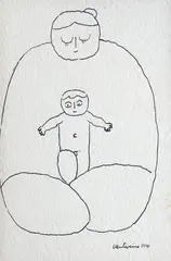 Maternity by Venturino Venturi, 1990, Signature and date lower right., offered Sep 2022
