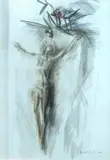 Renato Santini, Flowers, 1972, Signature and date lower right.