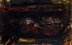 Composition by Vinicio Berti, 1958, Signature and date on the bottom left and on the reverse., offered Sep 2022
