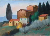 Nino Tirinnanzi, Landscape with houses