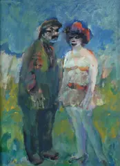 Mino Maccari, Match, Sign at the bottom to the left. Authentication of the author on photo.