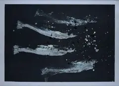 Fish by Massimo Barzagli, 1996, On the reverse: signature and date; Bonzano Arte, offered Jul 2022