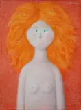 Antonio Bueno, Girl, 1976, Signature top right. On the reverse: signature