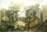 Luciano Guarnieri, The lake of the villa