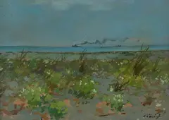 Beach by Carlo Passigli, Signature lower right., offered Jul 2022