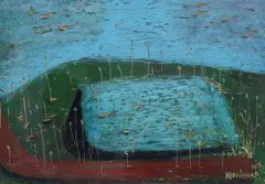 Without title by Fateh Moudarres, 1958, Signature and date lower right., offered Jun 2022