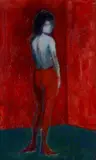 Mario Nuti, Girl from behind, 1968, Signature and date lower left.