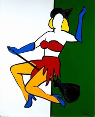 Without title by Marco Lodola, Signature lower right. On the reverse, offered Jun 2022