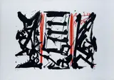 Emilio Vedova, Allende, 1973, From the cycle of lithographs dedicated to the liberation of Chile. Signature and date lower left; edition lower