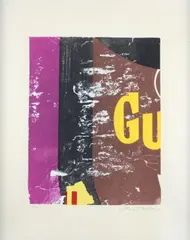 Without title by Rotella, Signature lower right; edition lower left., offered Jun 2022