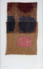 Without title by Salvatore Emblema, 1980, Signature and date lower left., offered Jun 2022