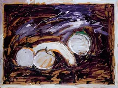 Without title by Mario Schifano, 1982, On the reverse: signature and date. Certificate of authenticity from the Mario Schifano Archive. The work is registered, offered Jun 2022
