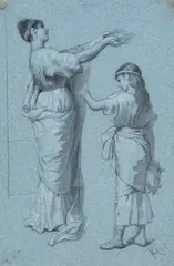 Study for figures by Paolo Mei, offered Jun 2022