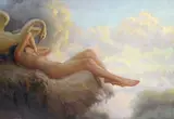 Celestino Gamba, Leda and the Swan, Sign at the bottom to the left.