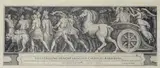 Cherubino Alberti, The triumph of two Roman emperors (from Polidoro da Caravaggio), Burin engraving