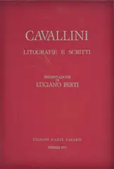 Lithographs and writings by Sauro Cavallini, 1975, This folder contains seven lithographs in black and white and three in color. The edition of each table is, offered May 2022
