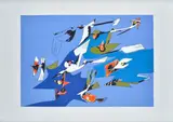 Gianni Dova, Without title, Signature lower right; edition lower left.