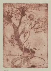 Without title by Felice Casorati, Signature lower left on the plate; edition lower left., offered May 2022
